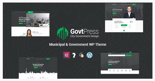 GovtPress - Municipal and Government WordPress Theme