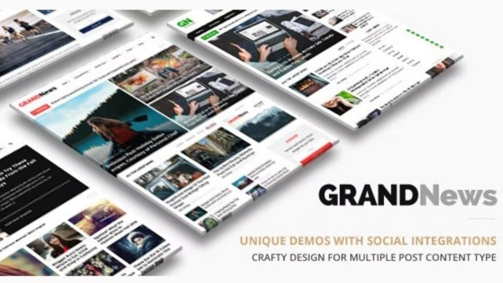 Grand News - Magazine Newspaper WordPress