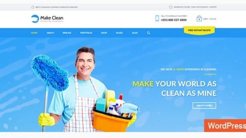 Make Clean - Responsive WordPress Theme