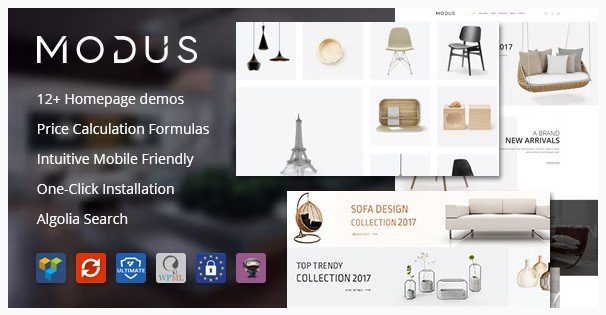 Modus - Modern Furniture WooCommerce Theme