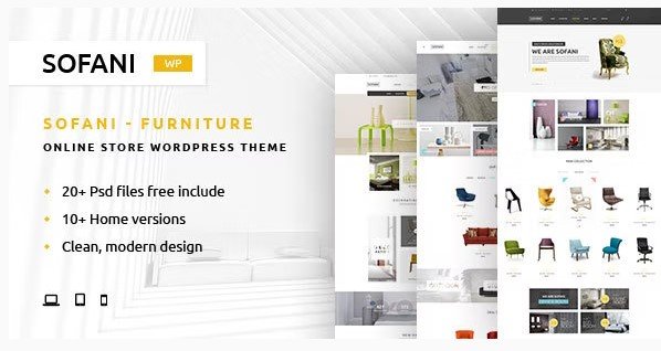 Sofani - Furniture Store WooCommerce WordPress Theme