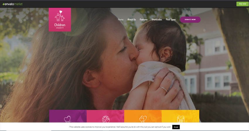 Children Charity- Nonprofit NGO WordPress Theme

