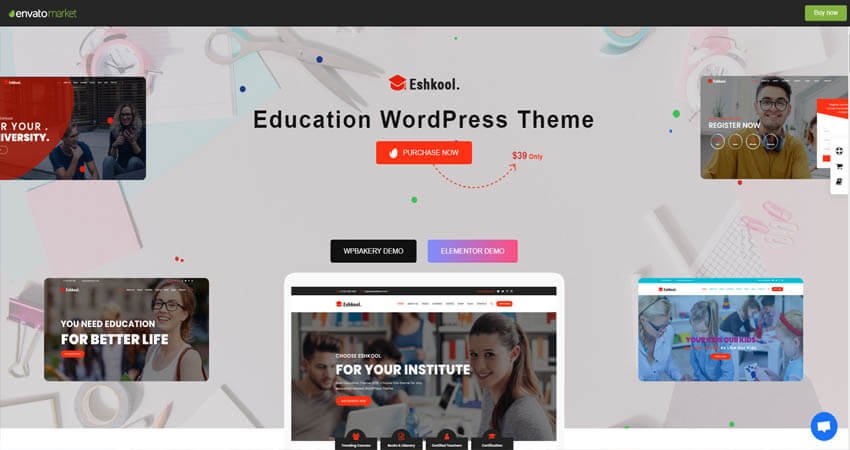Eshkool- Education WordPress Theme
