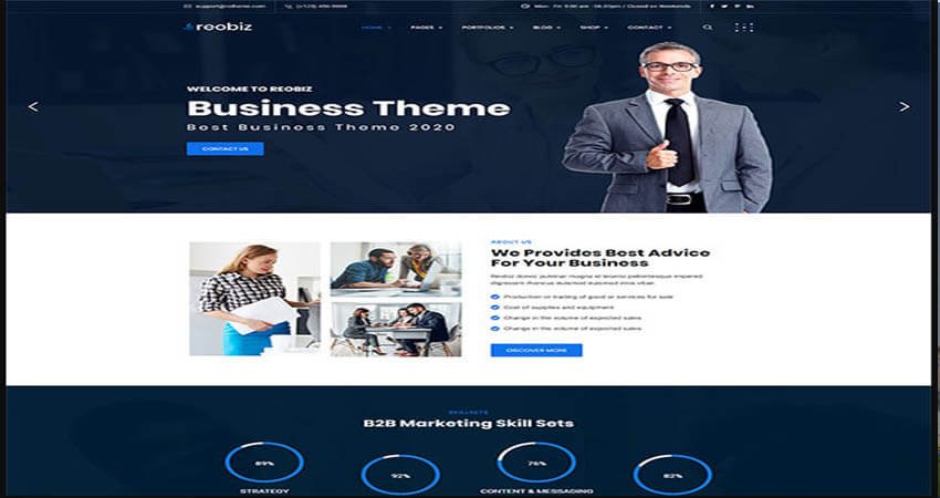 Reobiz- Consulting-Business WordPress Theme