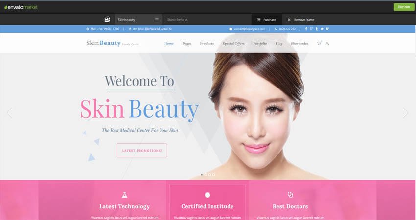 Skin Beauty- Spy WordPress Theme
