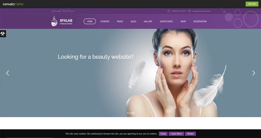 Spa Lab- Beauty WordPress Theme
