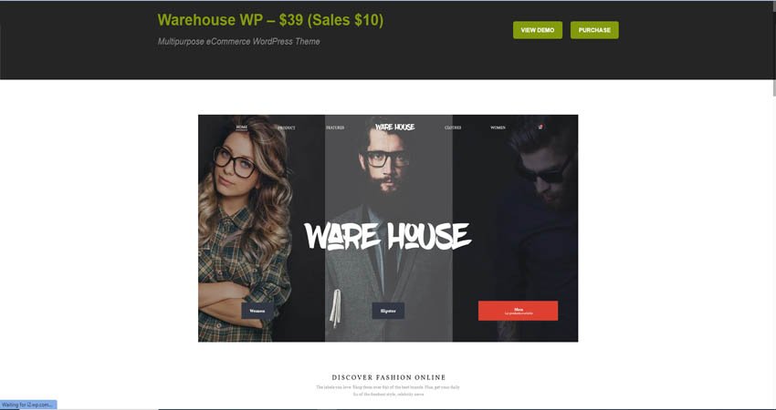  Warehouse-Multipurpose eCommerce WordPress Theme

