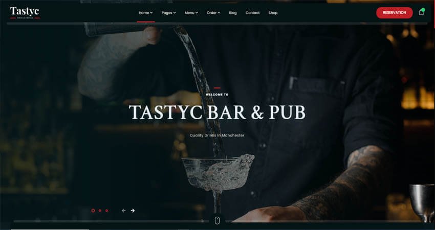 Tastyc- Restaurant WordPress Theme

