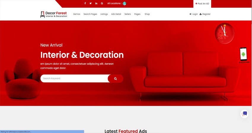 Ad Forest-Classified Ads WordPress Theme
