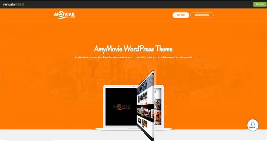 Amy Movie-Movie and Cinema WordPress Theme 
