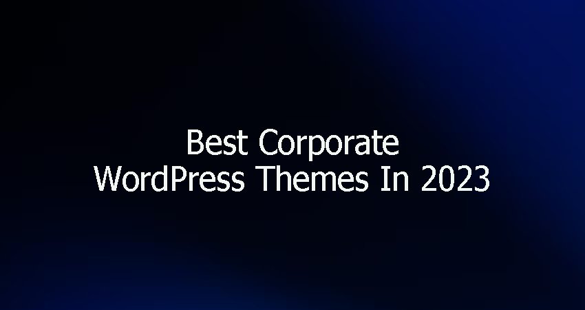 Corporate WordPress theme