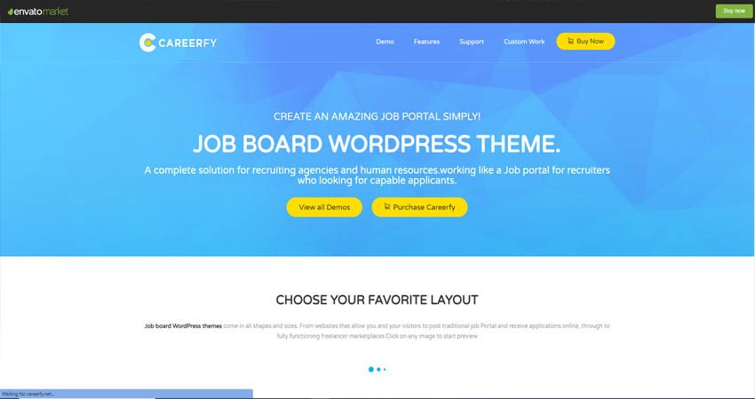 Carrerfy- Job Board WordPress Theme

