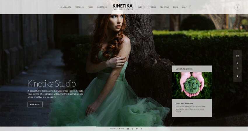 Kinetika- Photography Theme for WordPress 

