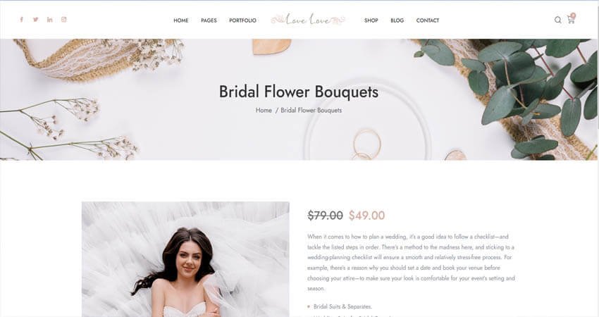 love love-Wedding & Planner WordPress Theme
