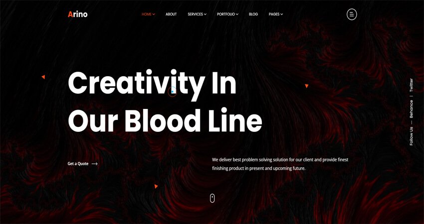 Arino - Creative Agency WordPress Theme
