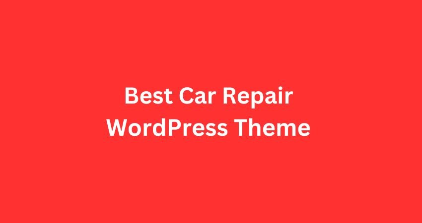 Car Repair WordPress Theme