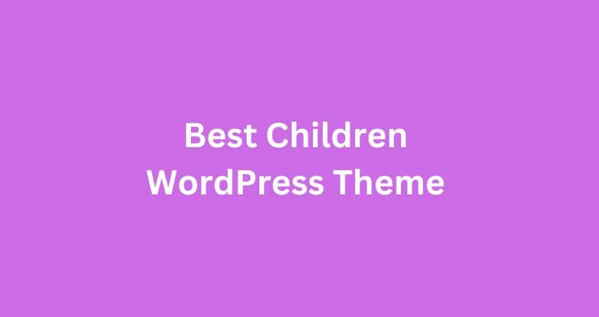 Children wordpress theme