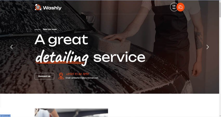 Washly- Car Wash Service WordPress Theme + Gutenberg
