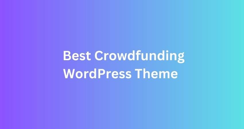 crowdfunding wordpress theme