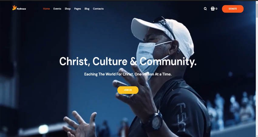 MyGrace -Churches & Charity WordPress Theme

