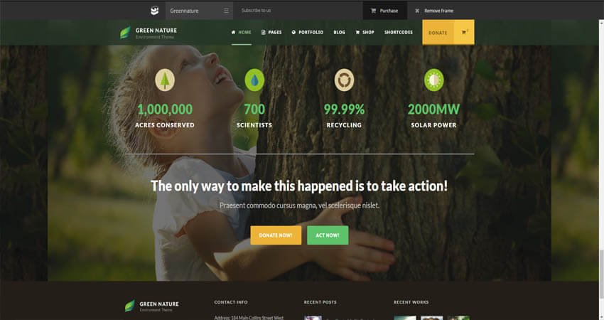 Green Nature- Environmental Nonprofit WordPress Theme