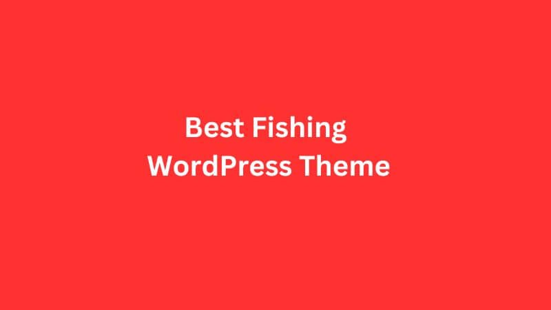 Fishing WordPress theme