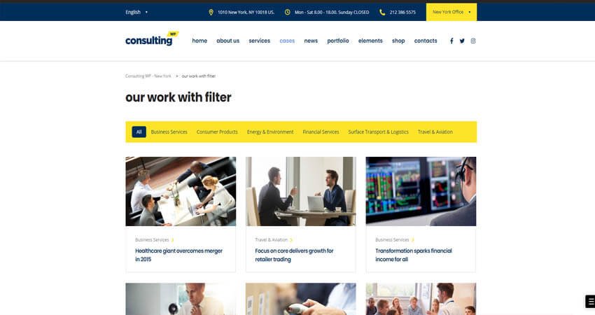 Consulting- Business, Finance WordPress Theme
