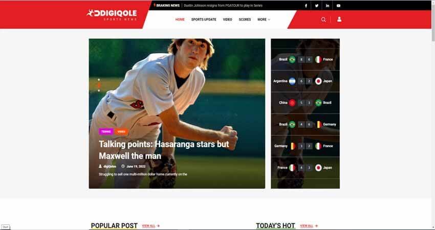 Digiqole- News & Magazine WordPress Theme