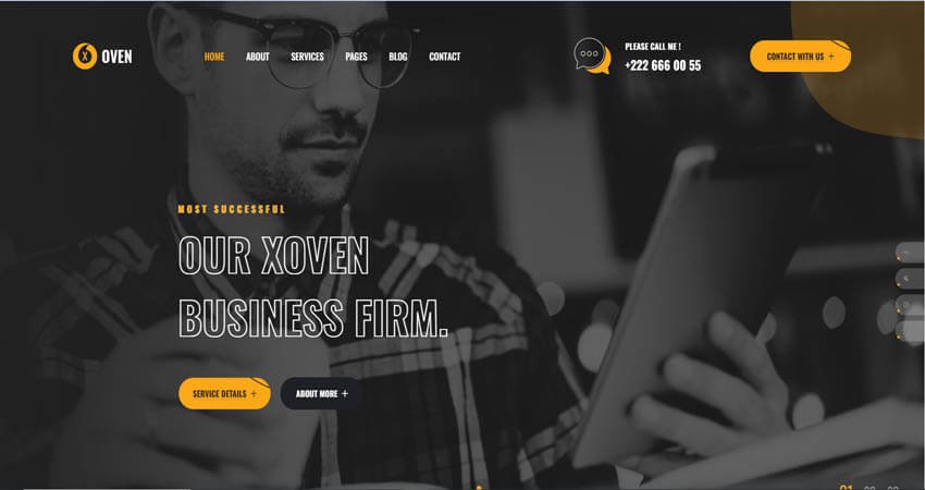 Xoven- Digital Agency Service WordPress Theme