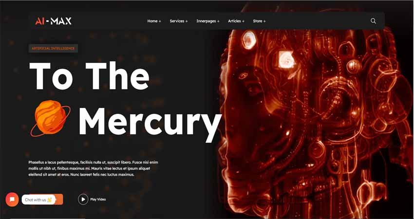 AI MAX-Artificial Neural Network WordPress Theme