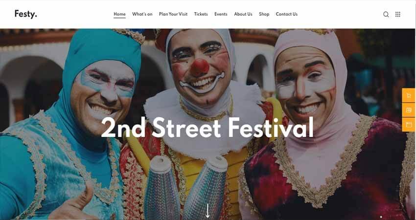 Festy- Theme Park, Circus & Food Festival WordPress Theme