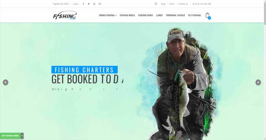 Fishing Store for WordPress Theme