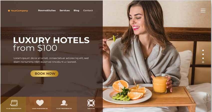 Lava-Luxury Hotel WordPress Theme