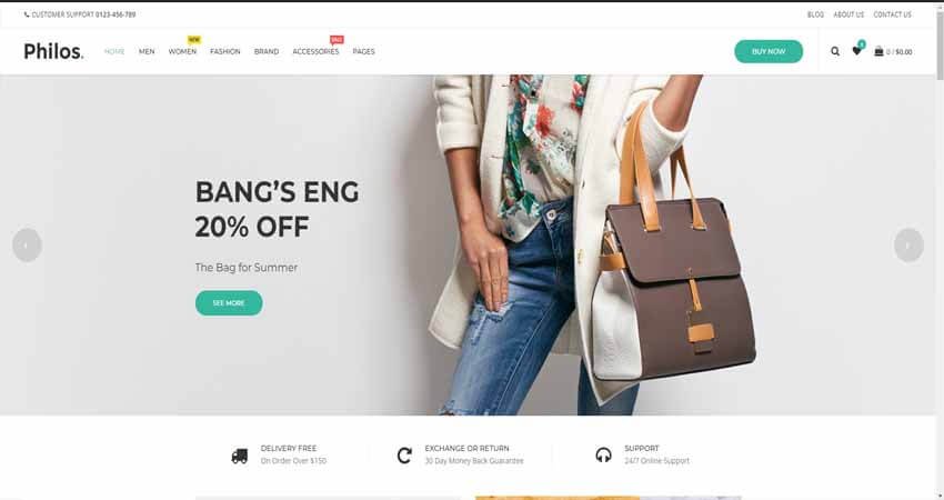 Philos- Responsive WooCommerce WordPress Theme