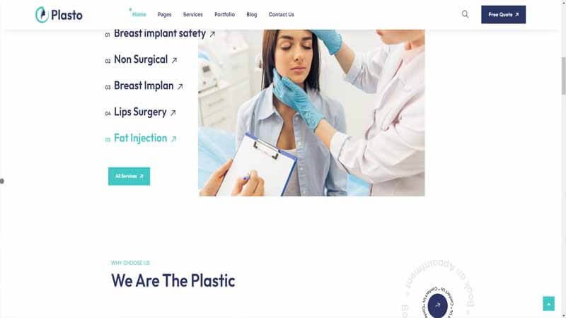 Plasto- Plastic Surgery & Medical WordPress Theme