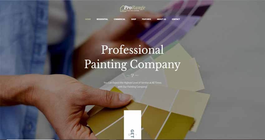 ProRange- Painting & Renovations Construction Company WordPress Theme
