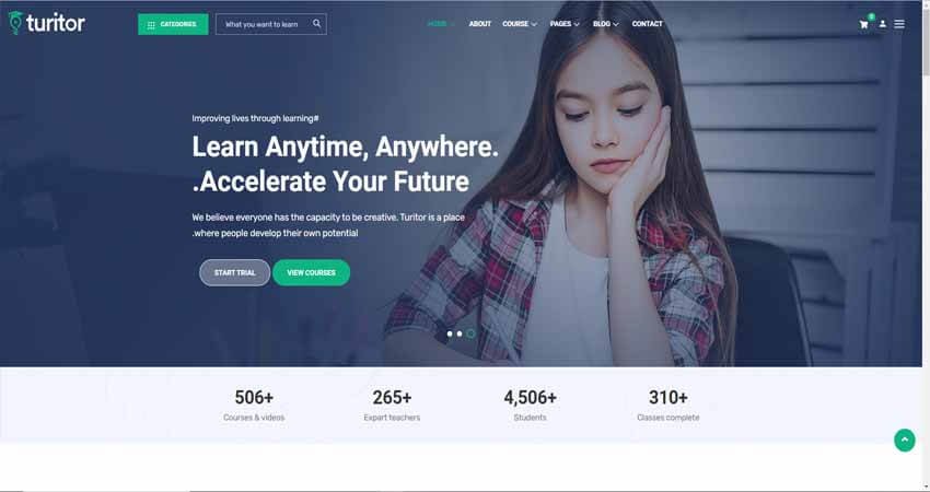 Turitor- Education WordPress Theme