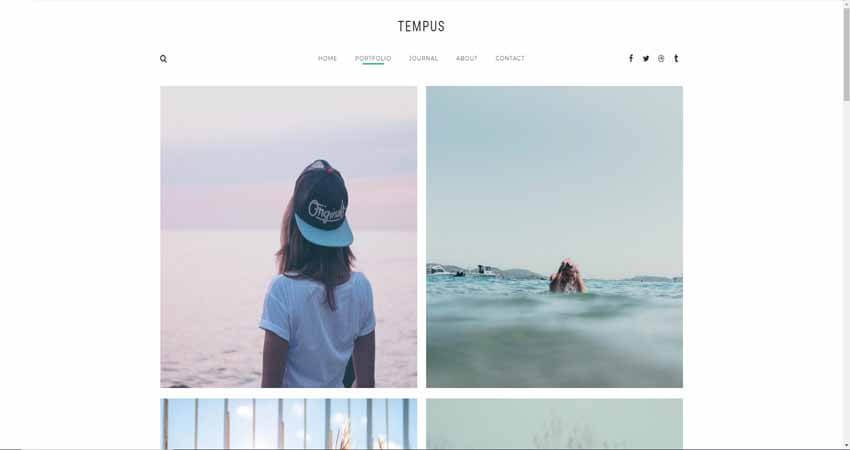 Tempus- Photography WordPress Theme