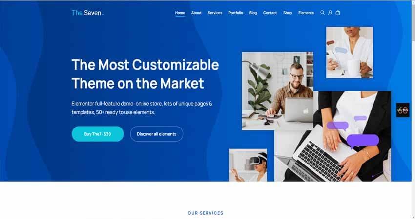 The7-Website and eCommerce Builder For WordPress